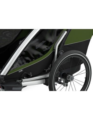 Przyczepka sportowo-rowerowa Thule Chariot Cab 2 Cypress Green (2-osobowa)