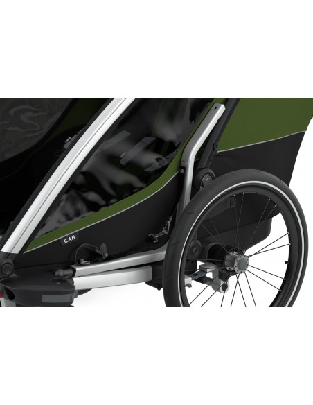 Przyczepka sportowo-rowerowa Thule Chariot Cab 2 Cypress Green (2-osobowa)