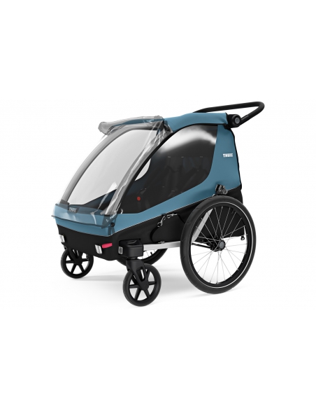 Przyczepka spacerowo-rowerowa Thule Courier Aegean Blue (2-osobowa)