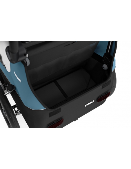 Przyczepka spacerowo-rowerowa Thule Courier Aegean Blue (2-osobowa)