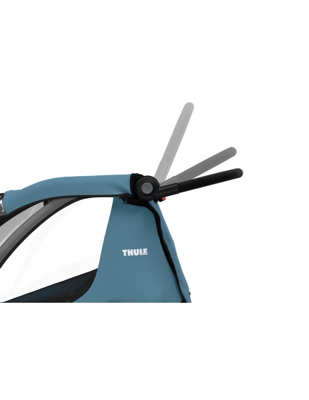 Przyczepka spacerowo-rowerowa Thule Courier Aegean Blue (2-osobowa)