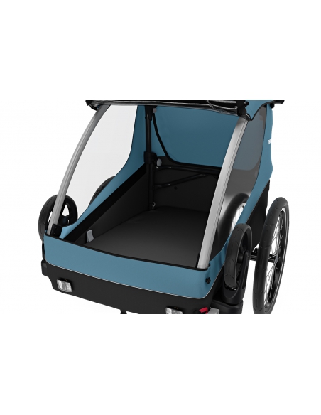Przyczepka spacerowo-rowerowa Thule Courier Aegean Blue (2-osobowa)