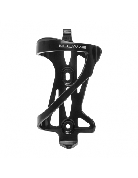 Boczny i elastyczny koszyk-uchwyt rowerowy na bidon czarny