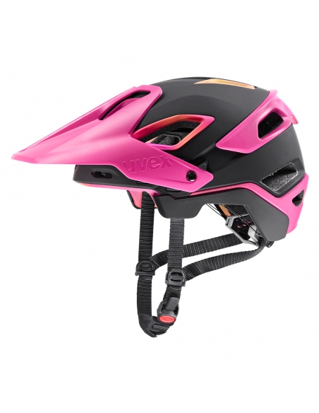 Kask rowerowy full-face Uvex Jakkyl HDE 2.0 Future Black Mat (odpinana garda)