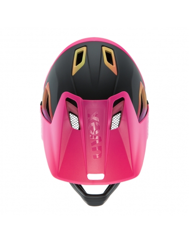 Kask rowerowy full-face Uvex Jakkyl HDE 2.0 Future Black Mat (odpinana garda)