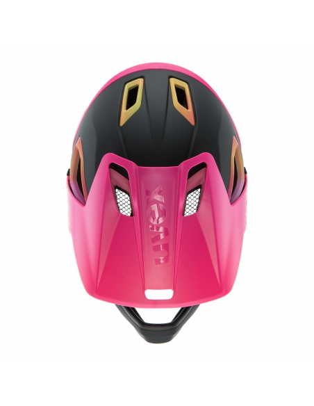 Kask rowerowy full-face Uvex Jakkyl HDE 2.0 Future Black Mat (odpinana garda)