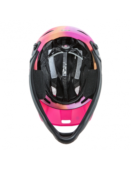 Kask rowerowy full-face Uvex Jakkyl HDE 2.0 Future Black Mat (odpinana garda)