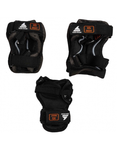 Ochraniacze dziecięce (na kolana, łokcie, nadgarstki) Rollerblade Skate Gear Junior Black