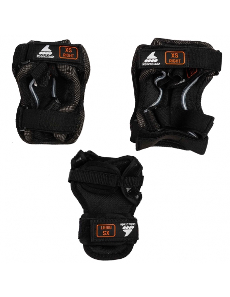 Ochraniacze dziecięce (na kolana, łokcie, nadgarstki) Rollerblade Skate Gear Junior Black