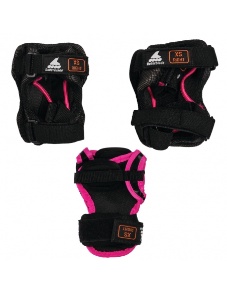 Ochraniacze dziecięce (na kolana, łokcie, nadgarstki) Rollerblade Skate Gear Junior Black/Pink