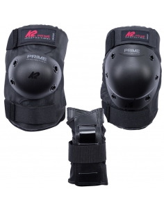 Ochraniacze męskie (na kolana, łokcie, nadgarstki) K2 Prime Men Black/Red