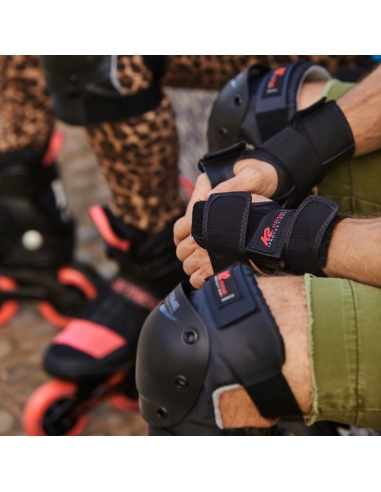 Ochraniacze męskie (na kolana, łokcie, nadgarstki) K2 Prime Men Black/Red