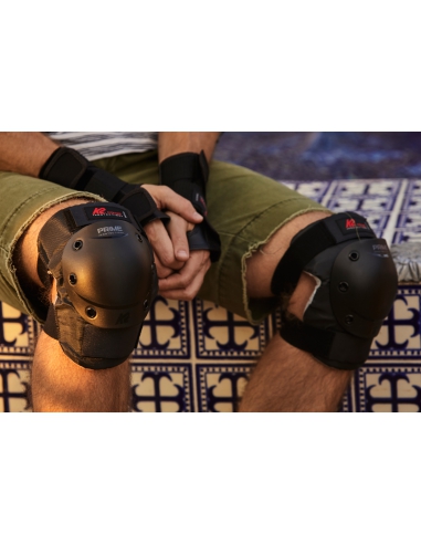 Ochraniacze męskie (na kolana, łokcie, nadgarstki) K2 Prime Men Black/Red