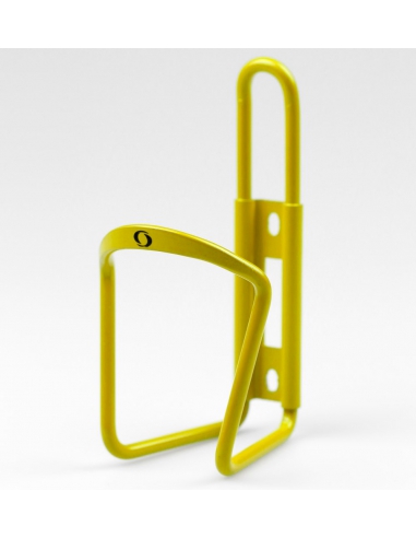 Koszyk-uchwyt rowerowy na bidon żółty