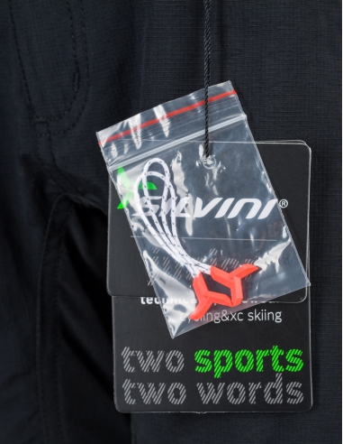 Spodenki-szorty rowerowe dziecięce Silvini KIDS MTB ARVO Black-White