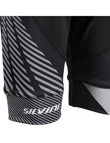 Spodenki rowerowe dziecięce Silvini JUNIOR TEAM Black-Cloud