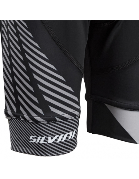 Spodenki rowerowe dziecięce Silvini JUNIOR TEAM Black-Cloud