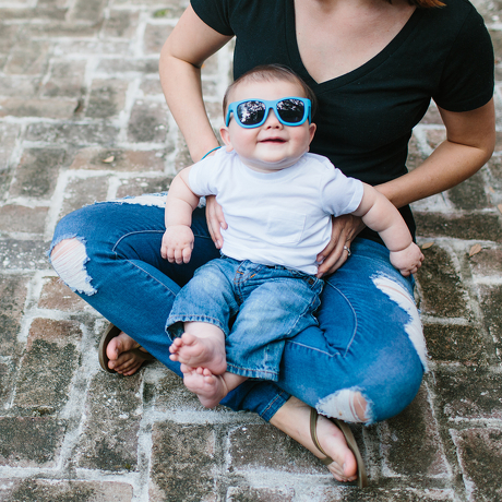 Okulary przeciwsłoneczne dla dzieci Babiators Original Navigator Blue Crush