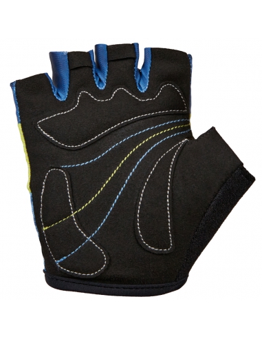 Krótkie rękawiczki rowerowe dziecięce Silvini Punta Kids Black-Blue