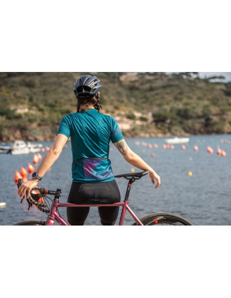 Koszulka rowerowa Northwave Origin WMN Jersey Black/Iridescent