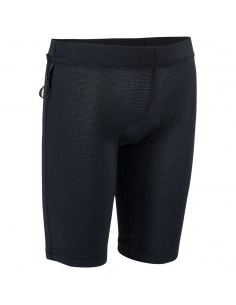 Spodenki rowerowe wewnętrzne dziecięce Silvini Kids Ippari Black