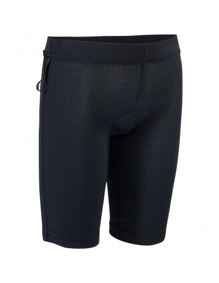 Spodenki rowerowe wewnętrzne dziecięce Silvini Kids Ippari Black