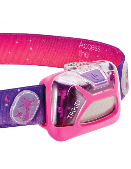 Latarka czołowa - czołówka dziecięca Petzl Tikkid Pink