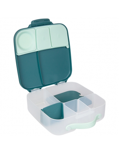 Duży lunchbox śniadaniówka z wkładem chłodzącym b.box Emerald Forest