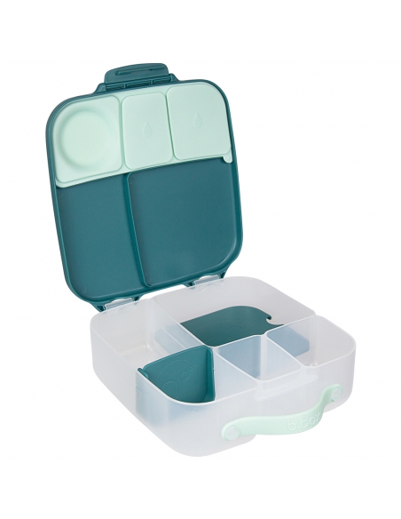 Duży lunchbox śniadaniówka z wkładem chłodzącym b.box Emerald Forest