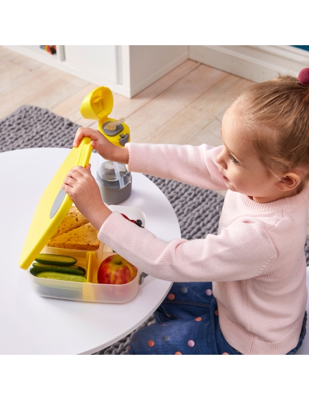 Duży lunchbox śniadaniówka z wkładem chłodzącym