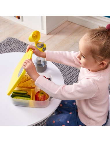 Duży lunchbox śniadaniówka z wkładem chłodzącym