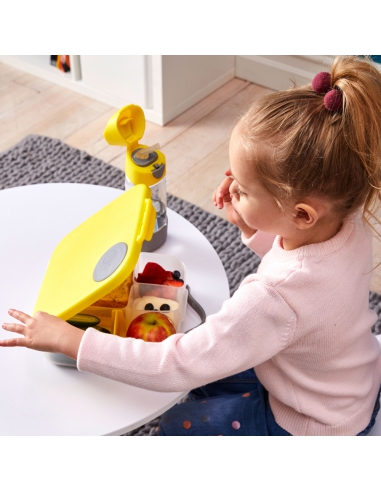 Duży lunchbox śniadaniówka z wkładem chłodzącym