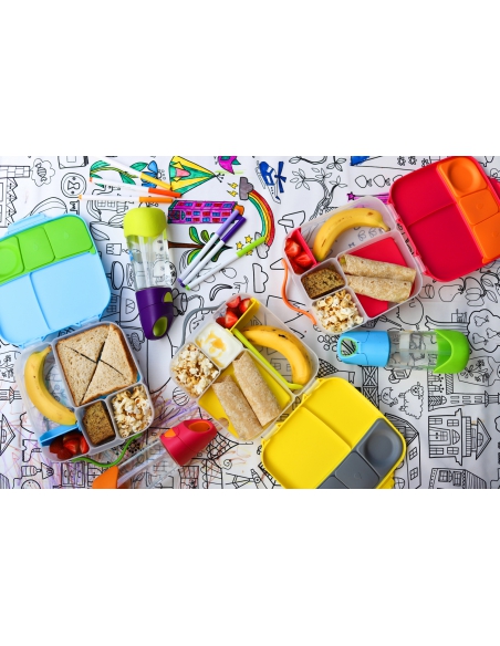 Duży lunchbox śniadaniówka z wkładem chłodzącym