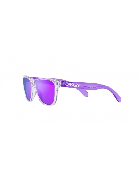 Okulary przeciwsłoneczne dla dzieci Oakley Frogskins XXS Polished Clear/Prizm Violet