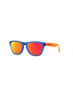 Okulary przeciwsłoneczne dla dzieci Oakley Frogskins XXS Crystal Blue/Prizm Ruby
