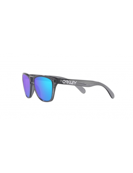 Okulary przeciwsłoneczne dla dzieci Oakley Frogskins XXS Polished Grey Smoke/Prizm Sapphire