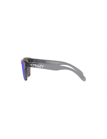 Okulary przeciwsłoneczne dla dzieci Oakley Frogskins XXS Polished Grey Smoke/Prizm Sapphire