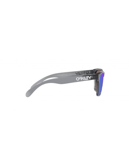 Okulary przeciwsłoneczne dla dzieci Oakley Frogskins XXS Polished Grey Smoke/Prizm Sapphire