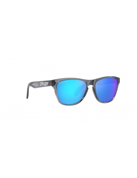 Okulary przeciwsłoneczne dla dzieci Oakley Frogskins XXS Polished Grey Smoke/Prizm Sapphire