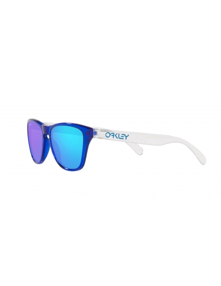 Okulary przeciwsłoneczne dla dzieci Oakley Frogskins XS Crystal Blue/Prizm Sapphire
