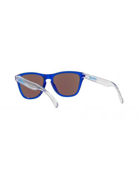 Okulary przeciwsłoneczne dla dzieci Oakley Frogskins XS Crystal Blue/Prizm Sapphire