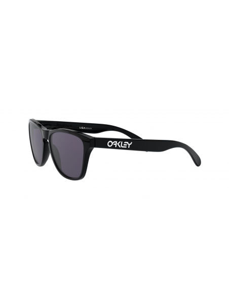 Okulary przeciwsłoneczne dla dzieci Oakley Frogskins XS Polished Black/Prizm Grey