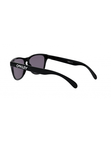 Okulary przeciwsłoneczne dla dzieci Oakley Frogskins XS Polished Black/Prizm Grey