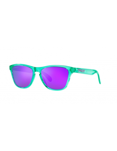 Okulary przeciwsłoneczne dla dzieci Oakley Frogskins XS Transparent Celeste/Prizm Violet