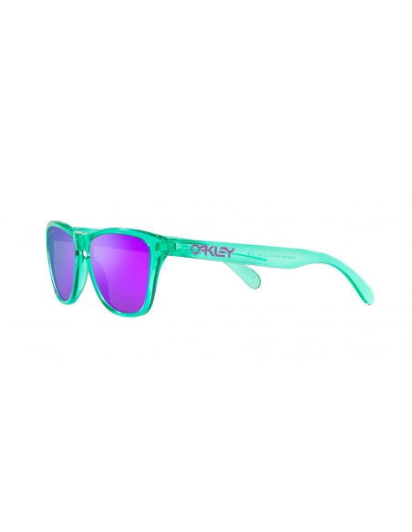Okulary przeciwsłoneczne dla dzieci Oakley Frogskins XS Transparent Celeste/Prizm Violet