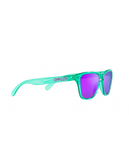 Okulary przeciwsłoneczne dla dzieci Oakley Frogskins XS Transparent Celeste/Prizm Violet