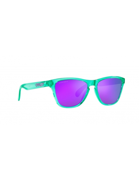 Okulary przeciwsłoneczne dla dzieci Oakley Frogskins XS Transparent Celeste/Prizm Violet