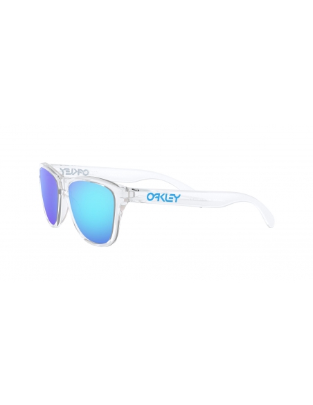 Okulary przeciwsłoneczne dla dzieci Oakley Frogskins XS Polished Clear/Prizm Sapphire