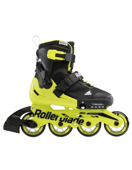 Rolki dziecięce Rollerblade MICROBLADE Black/Neon Yellow