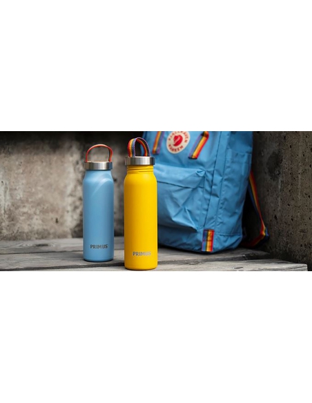 Stalowa butelka Primus Klunken Bottle 700ml Rainbow Yellow